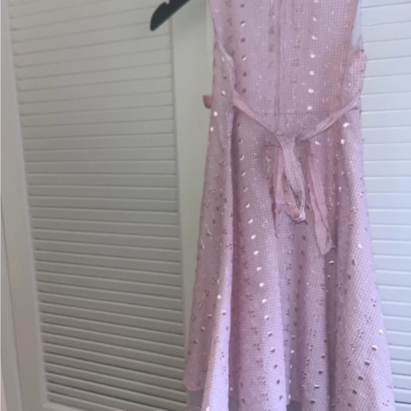 Bonnie Jean Girls Bow Pink Dress Size 6X holiday party - Picture 4 of 4